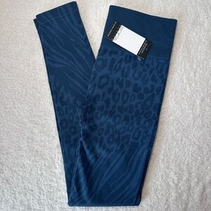 Sofia by Sofia Vergara Blue Animal Print Leggings
